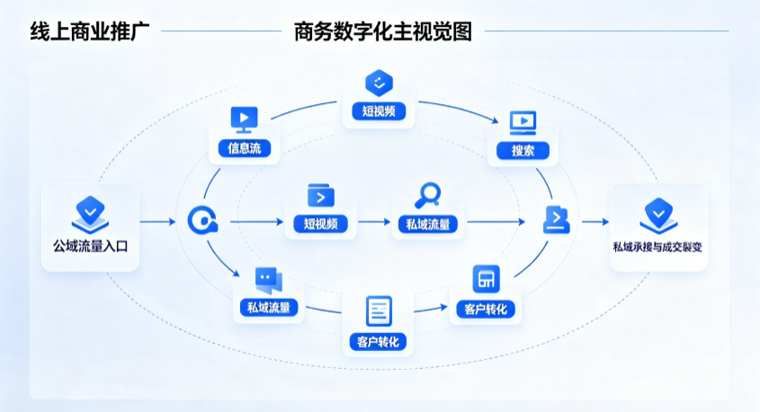 铜官山区线上商业推广怎么做？全域流量闭环搭建与低成本转化实战指南